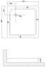 Душевой поддон Niagara NG-90-90Q (90*90*13) квадрат, для 6601, 6801 , 6603, 6803 , 6608, 6808 , 6613, 6813
