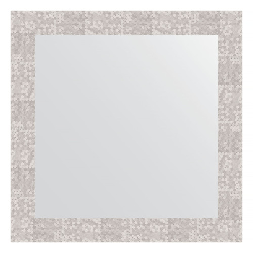 Зеркало настенное EVOFORM в багетной раме соты алюминий, 66х66 см, BY 3147