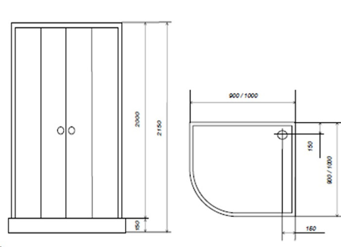 Душевая кабина Aqualux Idro AQ-4170GM