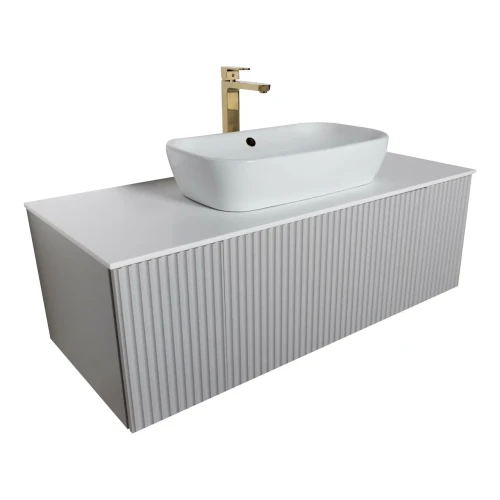 Тумба под раковину Atoll Аванти 120 светло-серый