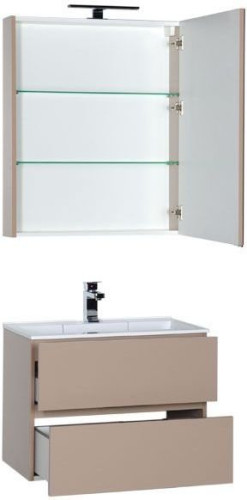 Мебель для ванной Aquanet Алвита 70 капучино