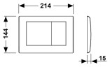 Кнопка смыва Tece Planus 9240321 для унитаза