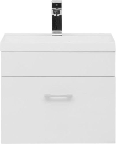 Тумба с раковиной Aquanet Нота NEW 50 белый