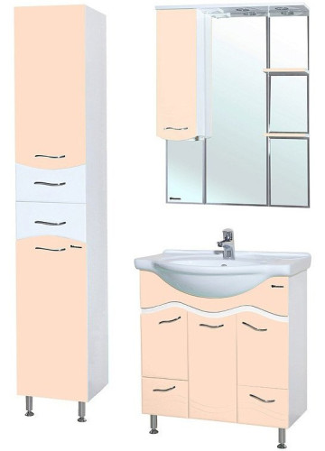 Зеркальный шкаф Bellezza Мари 75 с подсветкой