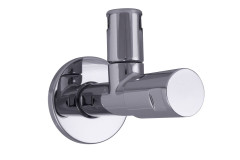 Schlosser Classic-Line, угловой вентиль с компрессионной гайкой, подключение 1/2&quot;х3/8&quot;, цвет хром