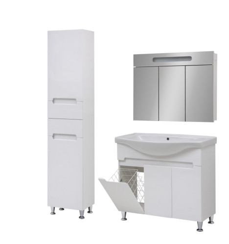 Зеркальный шкаф в ванную Ceruttispa Ломбардия 90