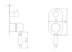 Смеситель для ванны BOCH MANN BM8731