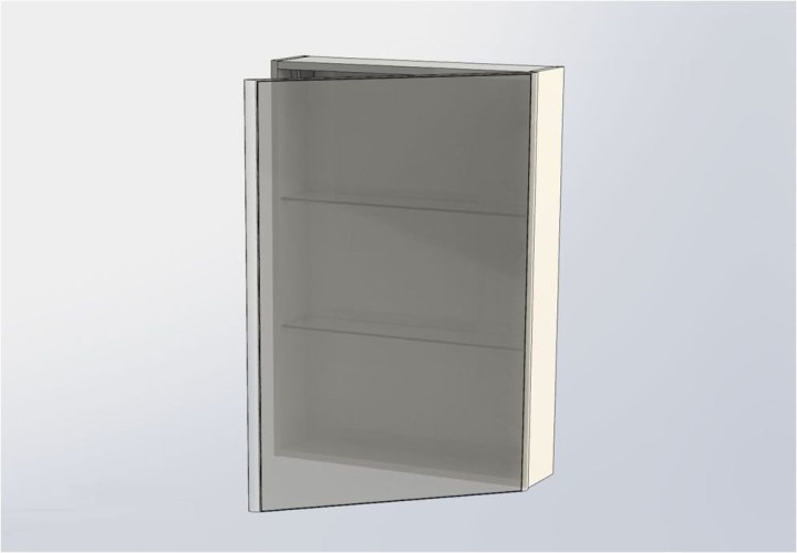 Зеркало-шкаф Aquanet Орлеан 60 белый