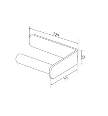 Держатель туалетной бумаги AM PM Inspire A5034100