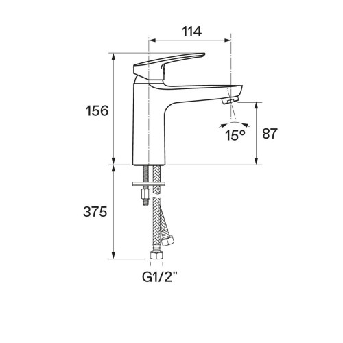 Смеситель Santek Марион для раковины, хром (WH5A02006C001)