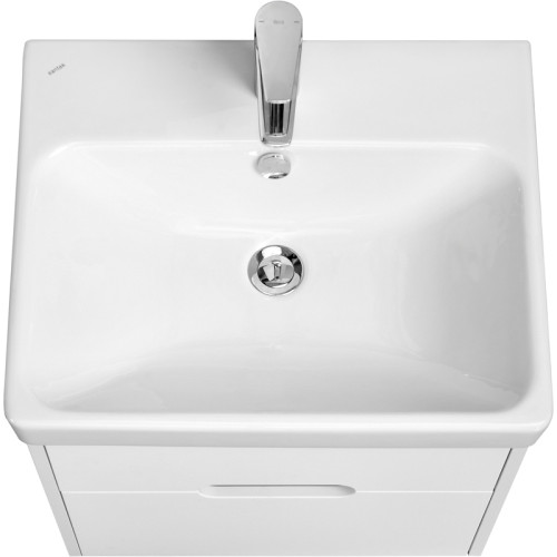 Тумба под раковину Aquaton Оливия 55 подвесная, цвет белый матовый (1A254201OL010)