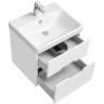 Тумба под раковину Aquaton Оливия 55 подвесная, цвет белый матовый (1A254201OL010)