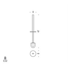 Ершик для унитаза Colombo Design Nordic B5206