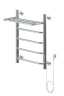 Полотенцесушитель электрический Aquanet Fiona 60х50 Тэн справа, с полкой