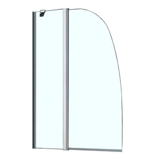 Шторка для ванны складная Azario Boston 100х140 цвет профиля хром (AZ-142)