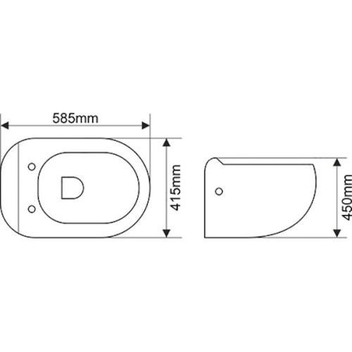 Унитаз Melana MLN-821B