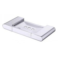 Держатель мыльницы(мет.) KAISER хром(латунь+цинк) (KH-2704)