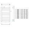 Электрический полотенцесушитель Grota Vento 63x120