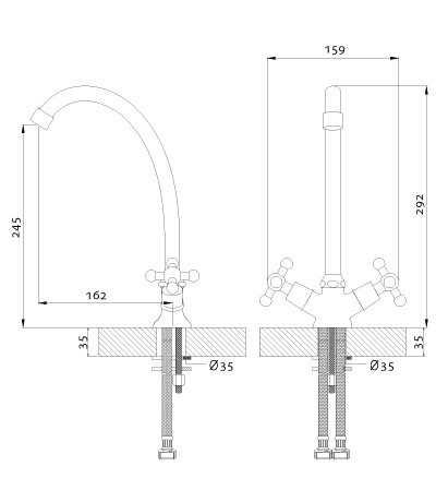 Смеситель Rossinka G02-71