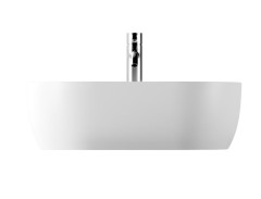 Alice Unica, накладная овальная раковина 55x36x17h см, цвет черный матовый