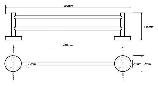 Полотенцедержатель Bemeta Trend-i 104104058