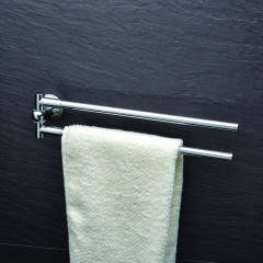 Полотенцедержатель Fixsen Laguna поворотный двойной, хром (GR-7802A)