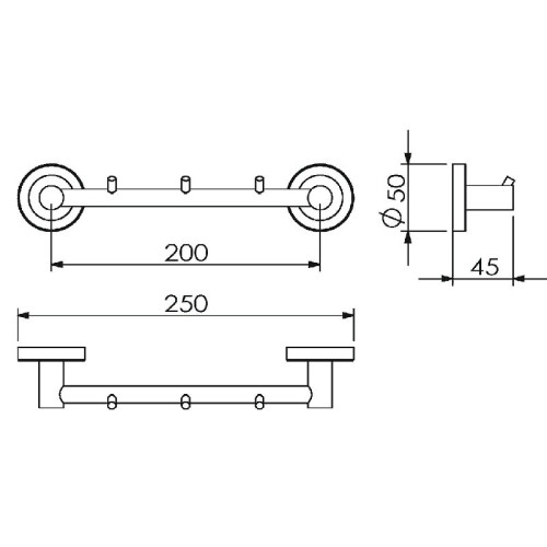Полотенцедержатель Langberger Burano 11033A