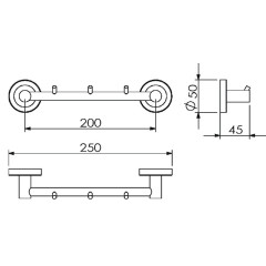 Полотенцедержатель Langberger Burano 11033A
