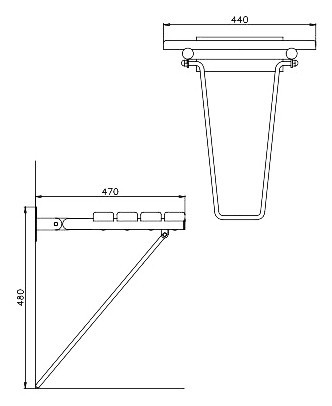 Сиденье для душа  Bemeta Help 301102182