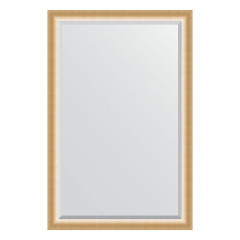 Зеркало настенное с фацетом EVOFORM в багетной раме травленое золото, 116х176 см, BY 1221