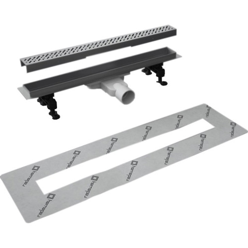 Линейный трап для душа Radaway RadаDrain Slim 85 для плитки 8-12 мм