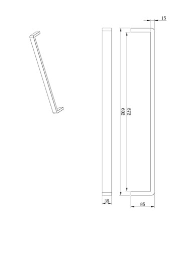 Полотенцедержатель Aperto 081305 Cr