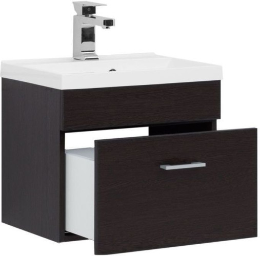 Тумба с раковиной Aquanet Нота NEW 50 венге