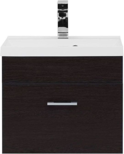 Тумба с раковиной Aquanet Нота NEW 50 венге