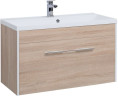 Тумба под раковину Aquanet Августа 100 дуб сонома