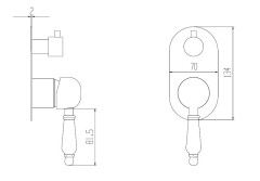 Смеситель для ванны BOCH MANN BM8732