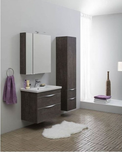 Зеркало-шкаф Aquanet Эвора 70 дуб антик