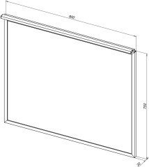 Зеркало Allen Brau Priority 1.31016.BB 90 черный браш