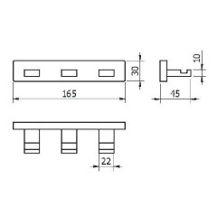 Вешалка для полотенец Langberger Alster 10933A