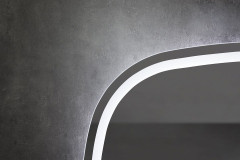 Xpertials ZOILA, овальное зеркало 80х60 см, LED свет, вкл/выкл с диммером