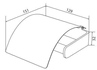 Держатель туалетной бумаги AM PM Inspire A50341400