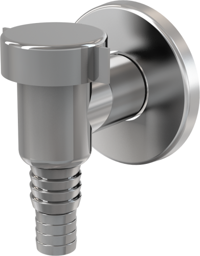 Сифон для стиральной машины Alcadrain наружный хромированный (AG210311100)