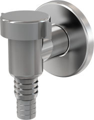 Сифон для стиральной машины Alcadrain наружный хромированный (AG210311100)