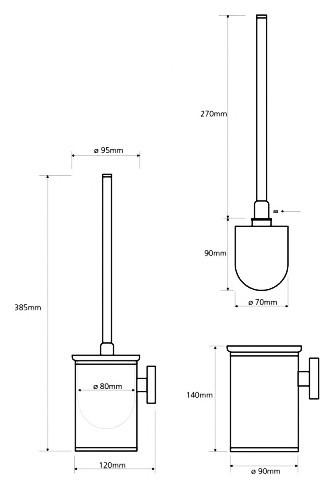 Ершик для унитаза Bemeta Neo 102313079
