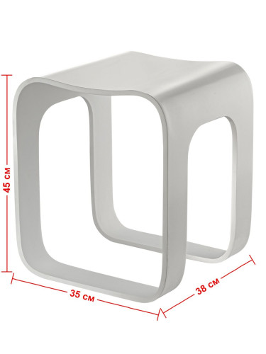 Табурет Geralis, арт. T-W-R, Белый