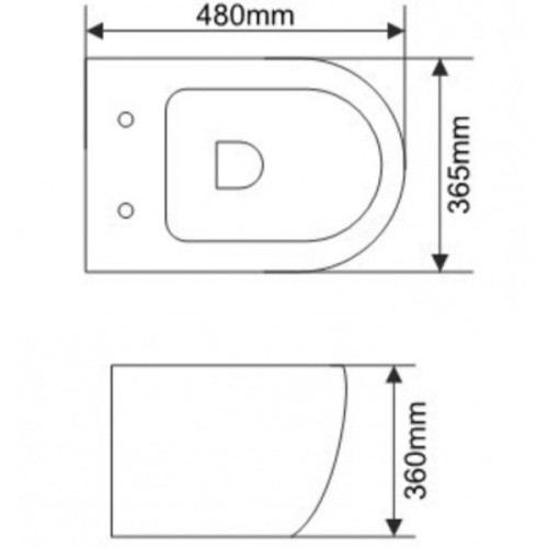 Унитаз Melana MLN-B2330