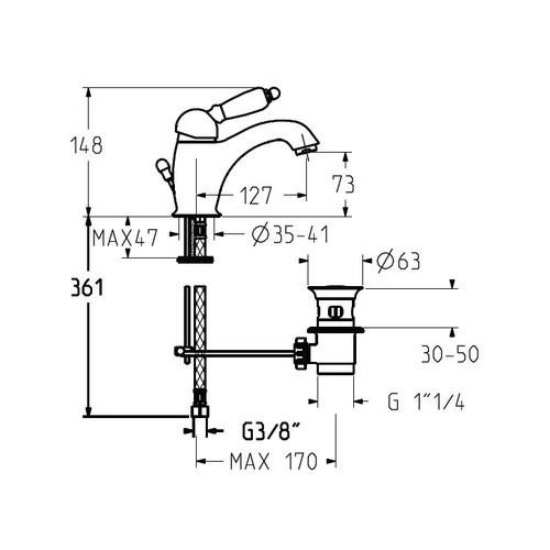 Смеситель Gattoni Orta 2746