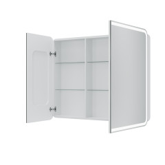 Зеркальный шкаф Creto Eles с LED-подсветкой 1000х800