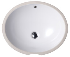 Раковина beWash Balaton овальная врезная под столешницу без отверстия под смеситель цвет белый глянец размер 535 мм 91531001
