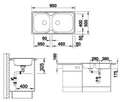 Кухонная мойка Blanco Tipo XL 9